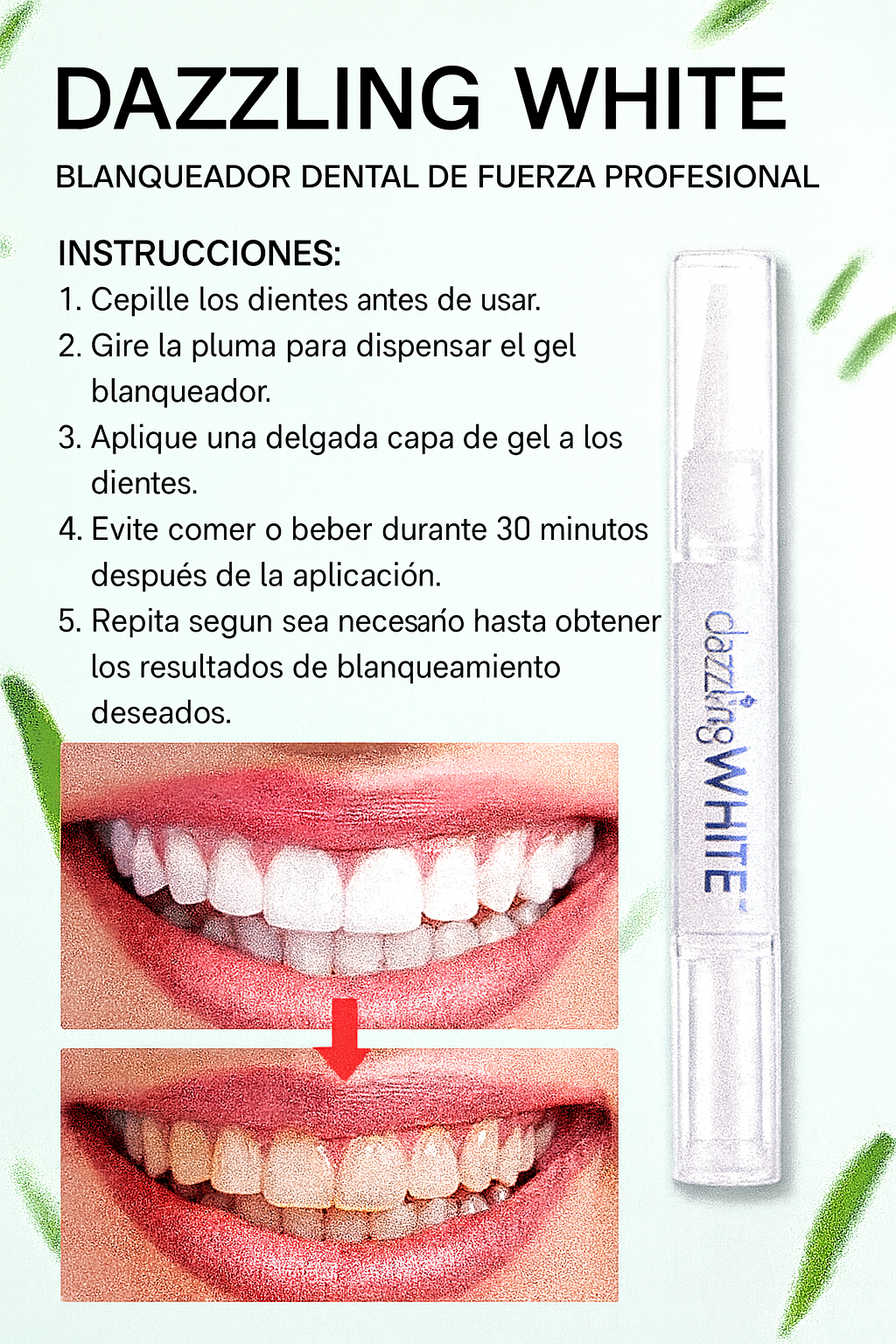 BLANQUEADOR DENTAL EN GEL