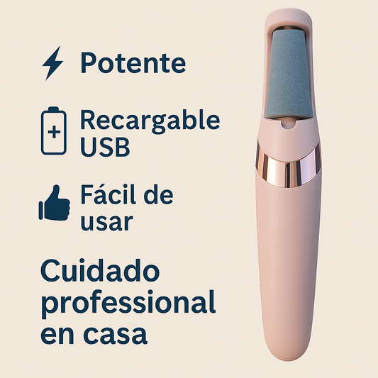 Limador Eléctrico Portátil para Pies y Manos – Recargable USB